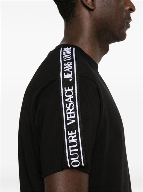 T-shirt uomo Versace Jeans Couture nera Versace jeans Couture | 80GAHT16CJ00T899